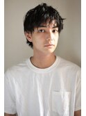 パーマ　メンズ　ウルフ　ツーブロック　代官山　中目黒　恵比寿