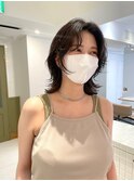 【emme×石崎】ウルフレイヤーショート