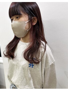 オーシャン(Ocean) ［Ocean Hair&Life 水田］秋のカシスカラー/イヤリングカラー