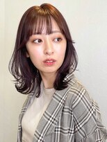 ニューライン 豪徳寺 山下(New-Line)&nbsp;[中野莉子]鎖骨ミディアム3韓国くびれヘア大人ウルフ