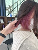 リコ ヘアアンドリラクゼーション(LICO HAIR&RELAXATION) LICO 顎下ボブ インナーピンク