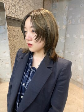 ケイシー(casey) フェイスレイヤーダブルケアカラーオリーブ