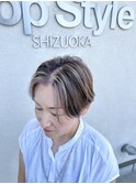 ハイライト×ハンサムショート