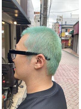 高円寺四百倍美容室 ミントグリーン
