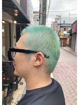 高円寺四百倍美容室 ミントグリーン