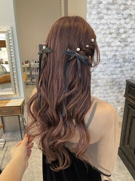 エムサロン 前橋川原(emusalon) girly ハーフツイン ♪