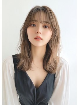 ライズ ネックス ザ サロン 渋谷(LIZE nex the salon) ゆるふわミディ×ベージュカラー［#韓国#髪質改善#渋谷駅］