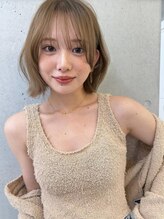 ソヨン 心斎橋店(SOYON) 《SOYON》束感切りっぱなしボブ