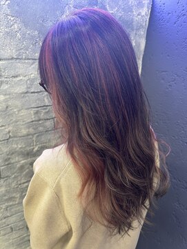 プライズ アイリス 池袋東口店(prize Iris) ハイライトインナーカラーピンクカラー池袋