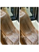 【髪質改善】【ミネコラトリートメント】艶ロング