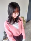 前髪インナーカラー