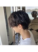 メッシュ×パーマ