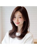 わとわ 春日原店&nbsp;★艶感ワンカールナチュラルカールフェミニンチェリーブラウン