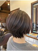 ショートボブ・髪質改善・毛流れ・手ぐし