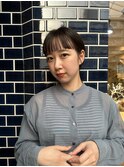 ワイドバングショート