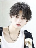 無造作シャープパーマ【コンマムーブショート】