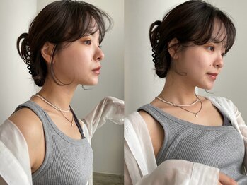 エイチ 梅田(H)の写真/【梅田/女性専用サロン】トレンドに " あなたに似合う " を掛け合わせます。一人ひとりの顔周りをデザイン