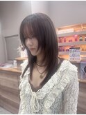 ハッシュカット レイヤー ミディアム ウルフ 髪質改善 三宮