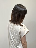 ヘアースタジオ ゼン カロン(Hair studio Zen kalon)&nbsp;ナチュラルブラウン×ストレート大人ボブ20代30代40代50代