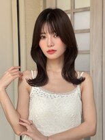 オムニス 表参道(Omnis)&nbsp;美髪レイヤーカット/顔まわりレイヤー/くびれミディアムレイヤー