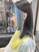 エシカ(ethica)&nbsp;[ethica_南船場】フェイスフレーミング×水色カラー