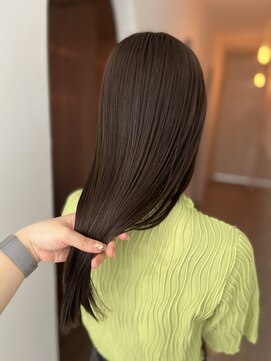 カシェ マエノヘタ(Cashe'e MAENOHETA) ブリーチなしダブルカラー、透明感カラー