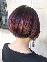 ランプ(Lamp) くびレイヤーグレーベージュニュアンスカラー白髪染め白髪ぼかし