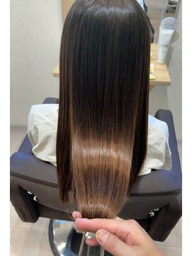 マオリ ホアロハ バイ アヌエヌエ(maoli hoaloha by anuenue) 脱白髪染め+髪質改善水素ケアカラー