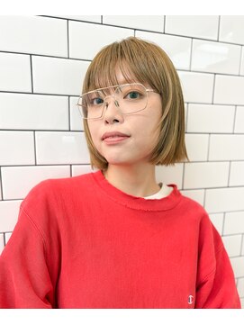 ストレートレイヤーボブ