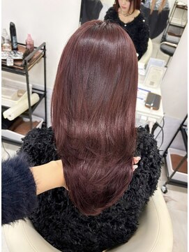 アイトーキョーエス 渋谷(AI TOKYO S) 着物ヘア/ブラウンカラー/ミディアムレイヤーカット/渋谷