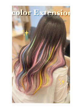 ウェーヴ 浜松小豆餅店(wave) カラーエクステ×イベント（追加料金有り）