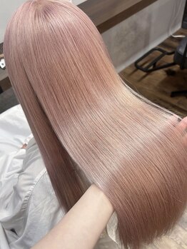 Embellir.2nd ブリーチ/ダブルカラー/ブリーチなしダブルカラー/ケアブリーチの写真/福岡で失敗しない理想のベージュ、ミルクティーカラーはお任せ!ケアブリーチで叶える透明感ハイトーン!