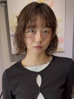 ノラ ギンザ(NORA GINZA)&nbsp;ドライパーマボブパーマウルフパーマミディアムパーマ銀座暗髪