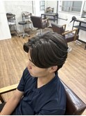 メンズセンターパートウルフ