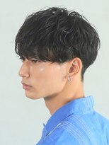 フィフス 大分(fifth)&nbsp;大分シャドウパーマメンズカットラウンドマッシュツーブロック