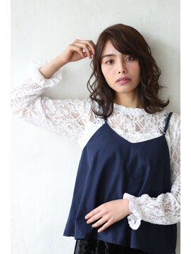 ヘア ラボ ニコ 藤沢店(hair Labo nico...) ダークブラウン★セミロング