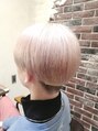 アグ ヘアー ガーネット 門前仲町店(Agu hair garnet) men'sマッシュ×Wブリーチオレンジベージュ 参考価格17000yen~