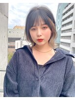 リコバイアフロート(riko by afloat)&nbsp;くびれボブレイヤー/ホワイトミルクティー/イヤリングカラー