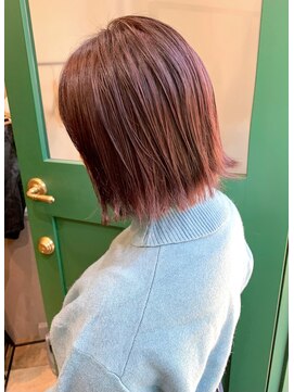 プチメゾントウキョウ(Petit Maison Tokyo) ピンクシルバー_タッセルカット