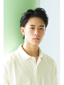 にもう 女将が提案する 尾崎豊風かき上げセンターパート