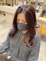 ヘアメイク ゼロ(0)&nbsp;コントラストインナーカラー