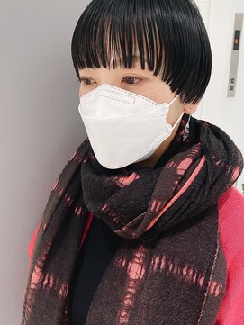 エイゾー 銀座(EIZO) 黒髪マッシュヘア