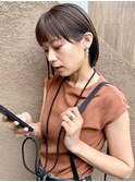木更津 ほたる野 美容室 ボブ ストレートパーマ 高司 真