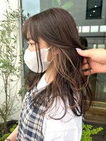 マザー(MOTHER)&nbsp;ダブルカラーインナーカラーホワイトベージュケアブリーチ