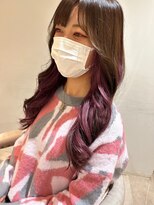 クレビア 名古屋(CreBiA) インナーカラー★パープル