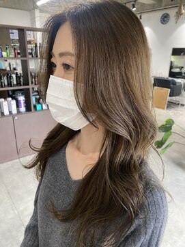 バベル(BABEL Hair Design) 【BABEL】ハニーベージュ @日高愛美