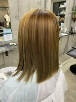 蜃気楼&nbsp;明るめヘアに　酸性ストレート（縮毛矯正）