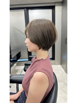 ハルキミナト ジャパン トウキョウ(HARUKI MINATO japan TOKYO) 大人丸みショート/前髪あり/20代/30代