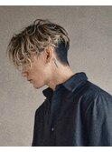 アパレル系大人気メンズヘア!ダブルカラー&前下がりショート