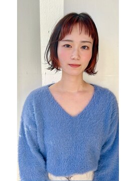 ヘアー ラボ(hair labo) 【hair labo.】大人ショートボブ切りっぱなしボブ